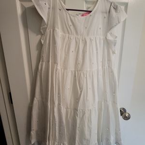 Simply Southern Pineapple Lace Mini Dress Tunic 2X